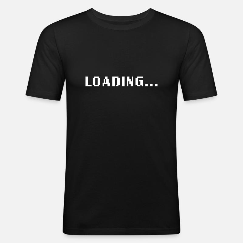 Loading - T-shirt près du corps Homme - noir