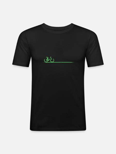 Cycling Cycling Bicycle courier - Men's Slim Fit T-Shirt - black