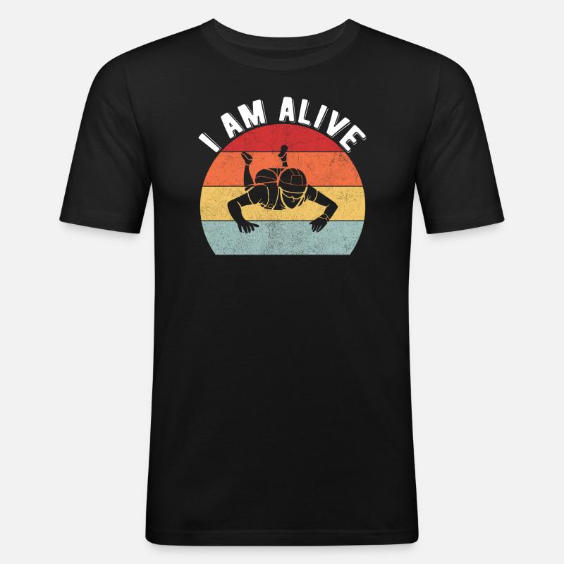 Skydiving Parachuting Skydive Skydiver - Männer Slim Fit T-Shirt - Schwarz