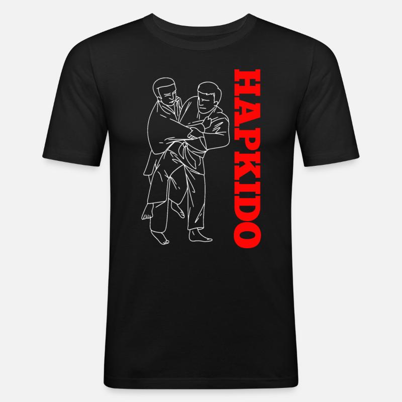 Hapkido-Kampfkunst-Geschenk - Männer Slim Fit T-Shirt - Schwarz