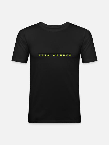 Team Member - Men's Slim Fit T-Shirt - black