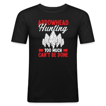 Arrowhead Hunting Artifact Collecting - Men's Slim Fit T-Shirt - black - Front - Nik (191cm)