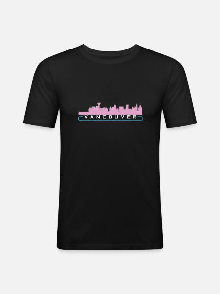 Vancouver - Men's Slim Fit T-Shirt - black