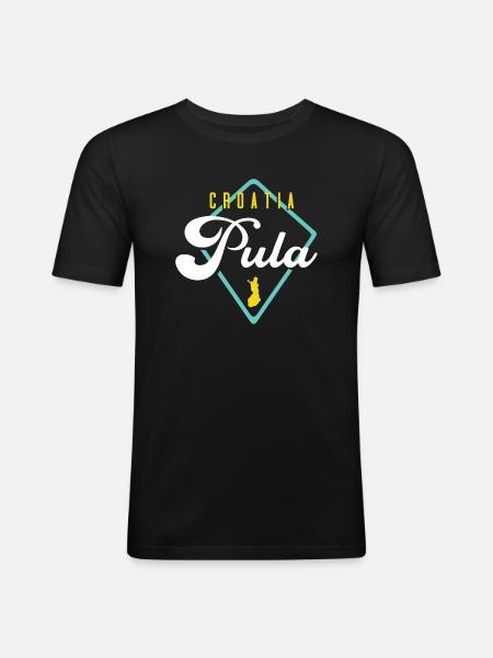 Pula - Men's Slim Fit T-Shirt - black