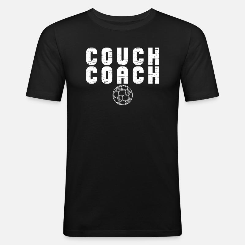 Coach Character Builder Attitude - Männer Slim Fit T-Shirt - Schwarz