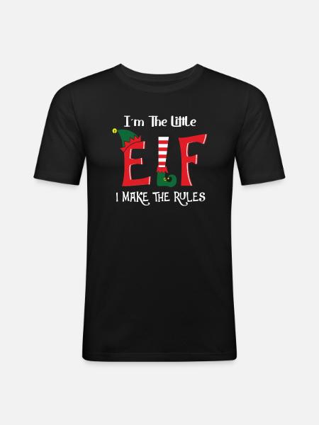 I m The Little Elf - Men's Slim Fit T-Shirt - black
