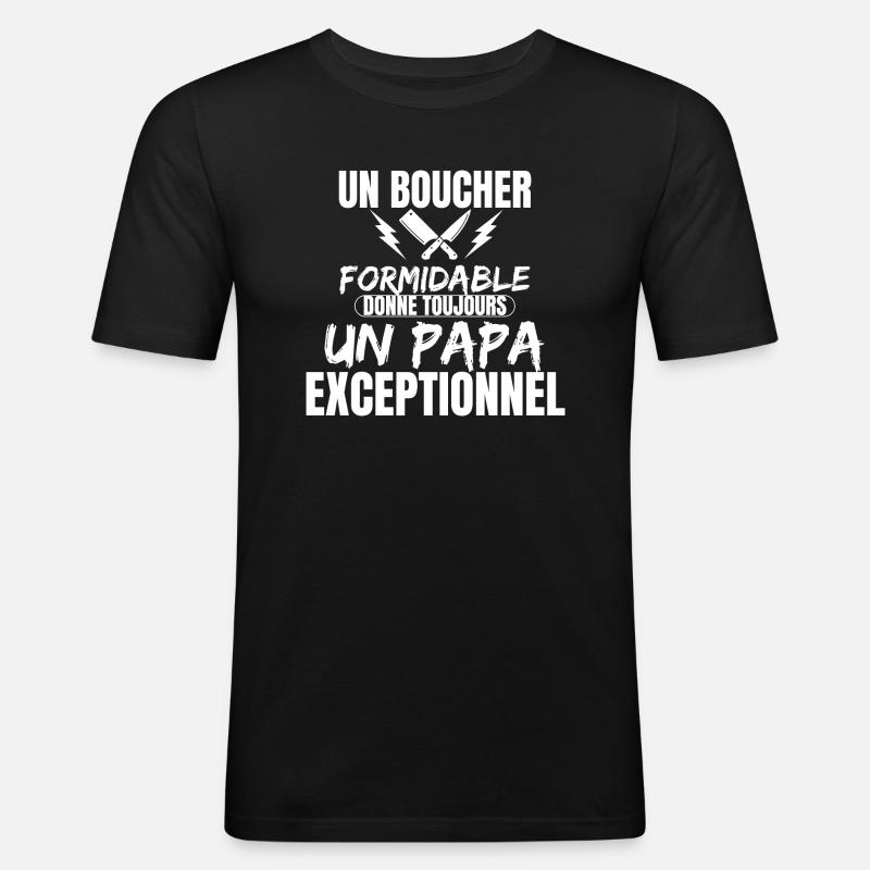 FORMIDABLE BRUCHER - Men's Slim Fit T-Shirt - black