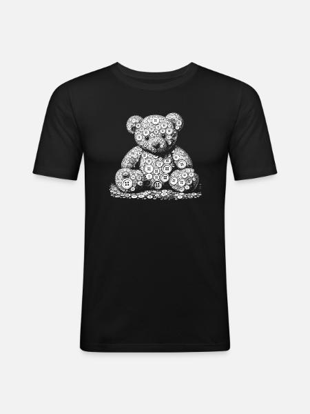 Knobs - Men's Slim Fit T-Shirt - black