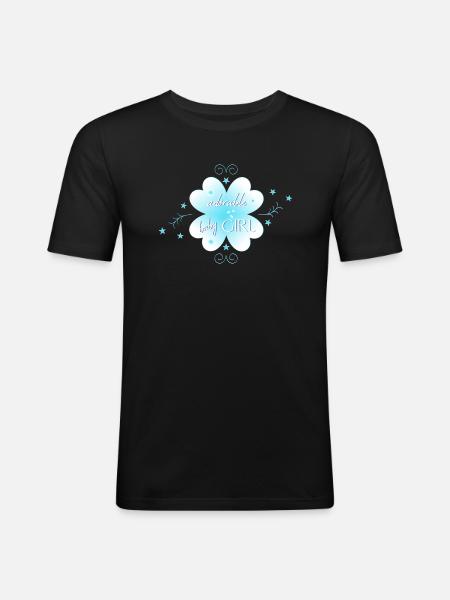 Bébé - T-shirt près du corps Homme - noir