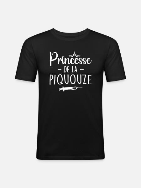 Princesse De La Piquouze - T-shirt près du corps Homme - noir