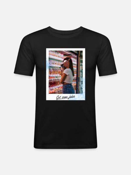 Got some juice - Men's Slim Fit T-Shirt - black