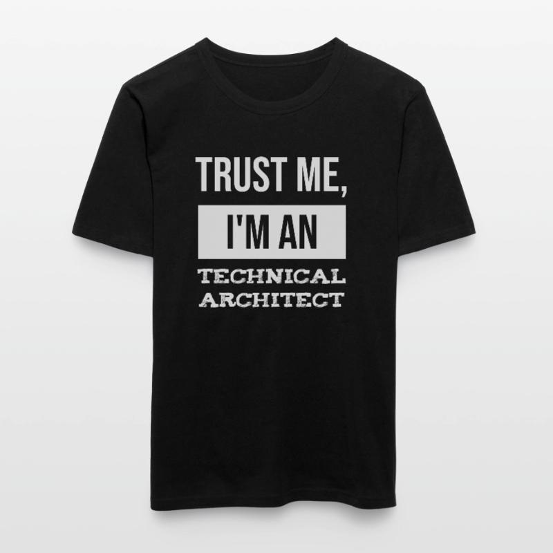 Technical Architect Data Technician IT Computer Science Men's Slim Fit T-Shirt