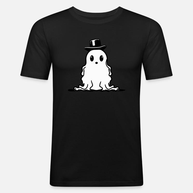 Geist - Männer Slim Fit T-Shirt - Schwarz