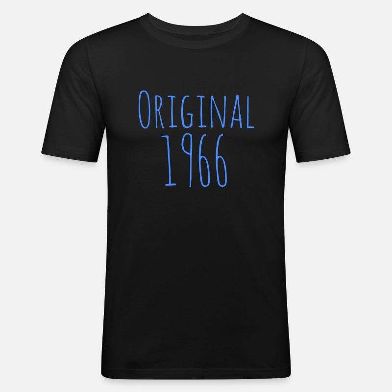 original 1966 - Männer Slim Fit T-Shirt - Schwarz