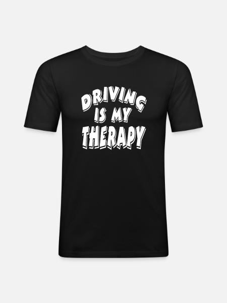 Car - Men's Slim Fit T-Shirt - black
