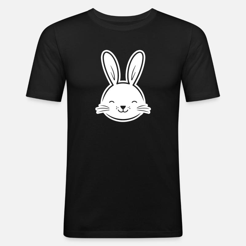 Rabbit Rabbit - Men's Slim Fit T-Shirt - black