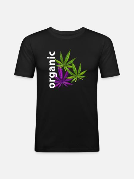 CN2 - Männer Slim Fit T-Shirt - Schwarz