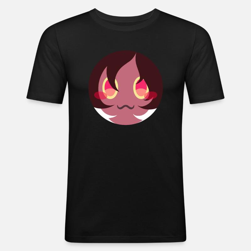 Succubus Eclipse - Männer Slim Fit T-Shirt - Schwarz