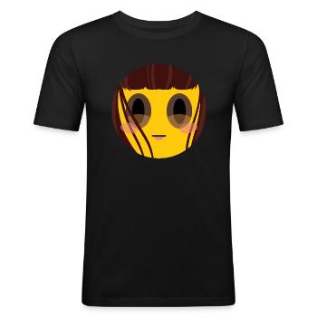 Frisk - Männer Slim Fit T-Shirt - Schwarz - Vorne - Nik (191cm)