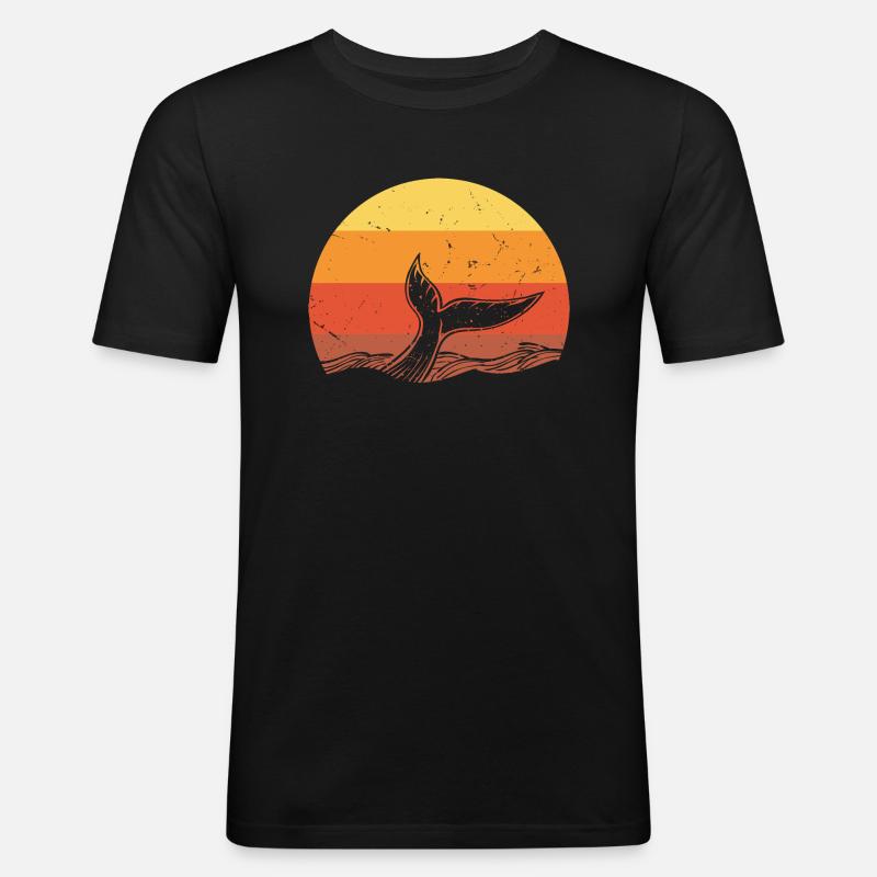 Requin requin - Haifisch - Männer Slim Fit T-Shirt - Schwarz