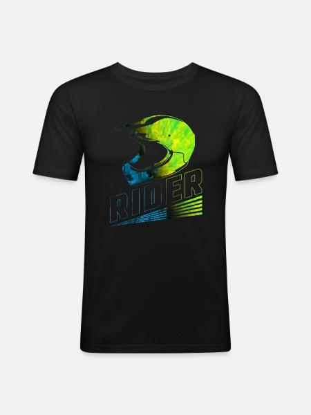 Motocross - Men's Slim Fit T-Shirt - black