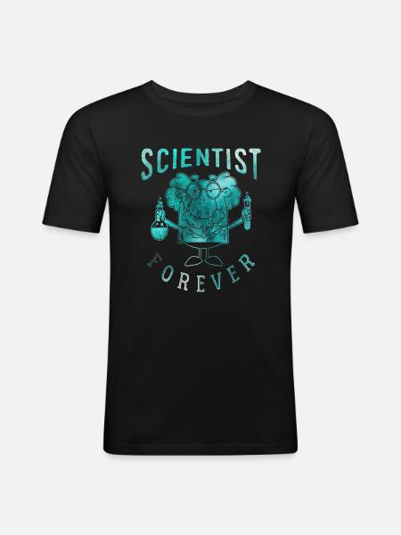 Scientist - Men's Slim Fit T-Shirt - black
