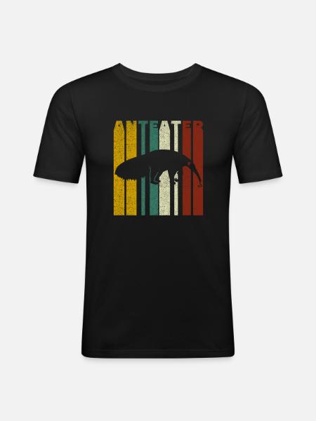 Fourmilière - T-shirt près du corps Homme - noir