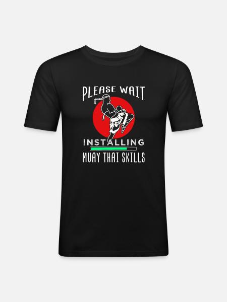 Muay Thai - Men's Slim Fit T-Shirt - black