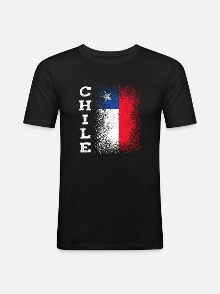 Chile - Men's Slim Fit T-Shirt - black