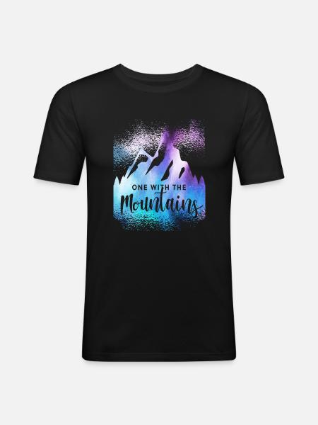 Rockclimbing - Men's Slim Fit T-Shirt - black
