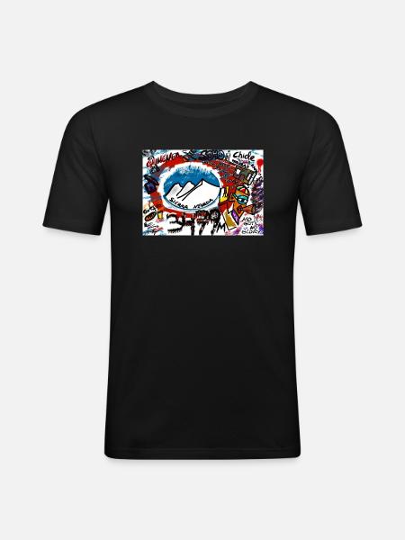 Sierra del 92 - Men's Slim Fit T-Shirt - black