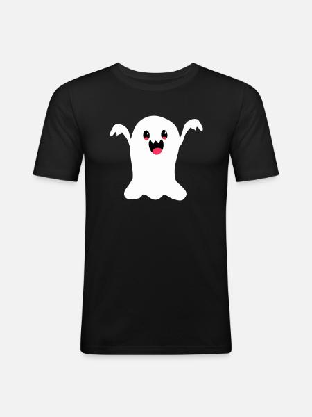 geist - T-shirt près du corps Homme - noir