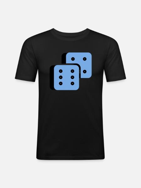 Ludo - Men's Slim Fit T-Shirt - black