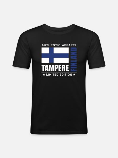 Tampere - Men's Slim Fit T-Shirt - black