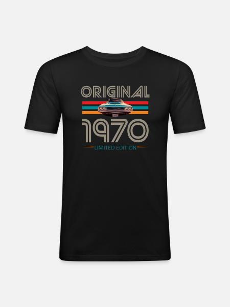 Original 1970 W - Men's Slim Fit T-Shirt - black