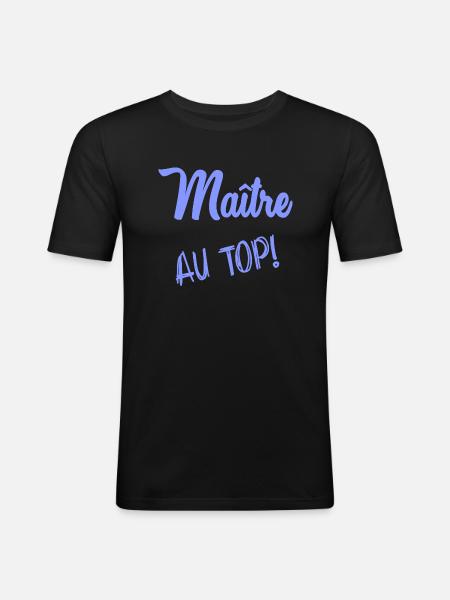 MASTER - Men's Slim Fit T-Shirt - black