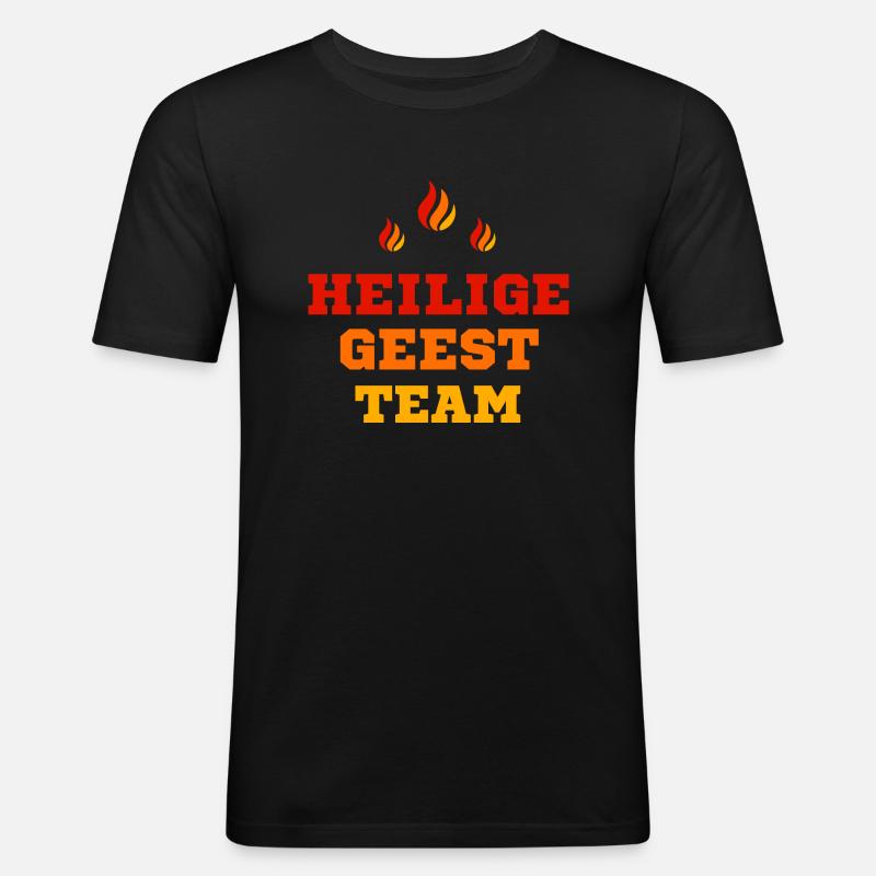Das Heilig-Geist-Team - Männer Slim Fit T-Shirt - Schwarz