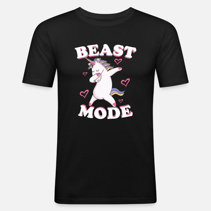 Beast mode - Men's Slim Fit T-Shirt - black