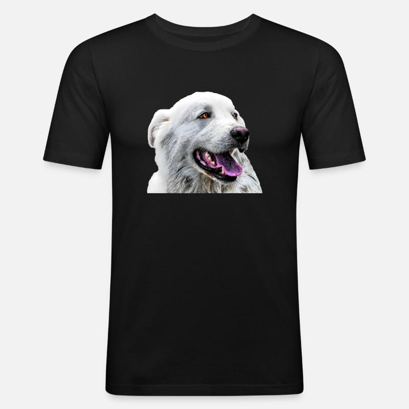 Pyrenees Mountain 2 - Men's Slim Fit T-Shirt - black