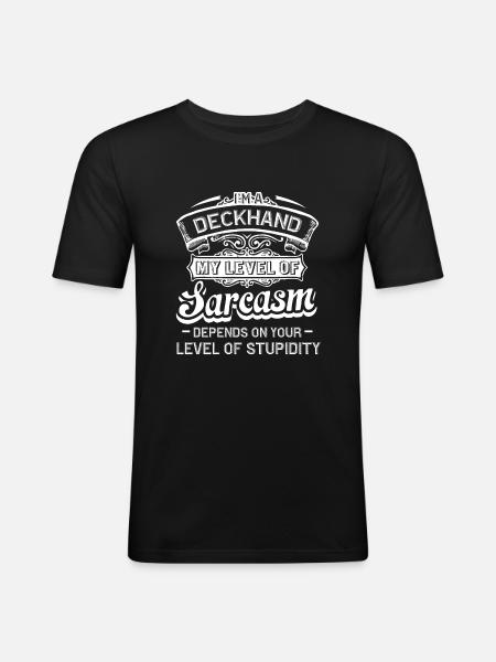 Deckhand I'm A Deckhand - Men's Slim Fit T-Shirt - black
