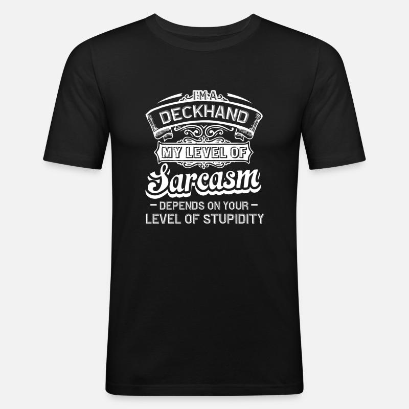Deckhand I'm A Deckhand - Men's Slim Fit T-Shirt - black