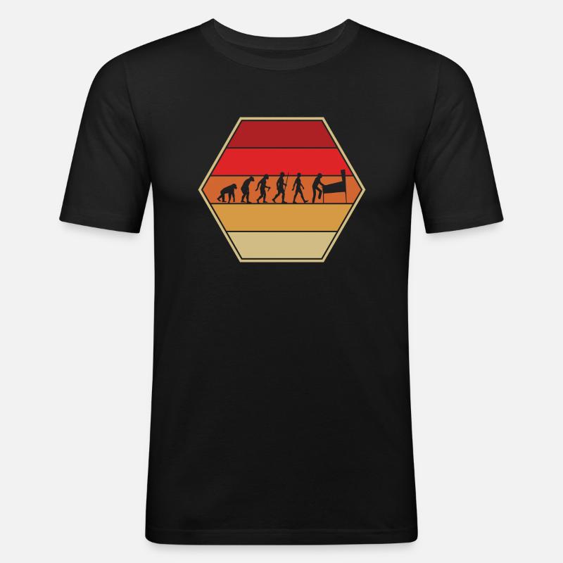 Pinball machine Evolution Pinball Development - Men's Slim Fit T-Shirt - black