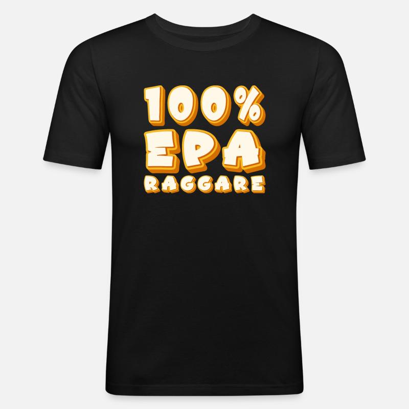 100% Ragger - Männer Slim Fit T-Shirt - Schwarz