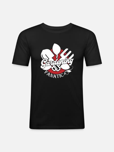 Gardening Gardening Fanatic - Men's Slim Fit T-Shirt - black