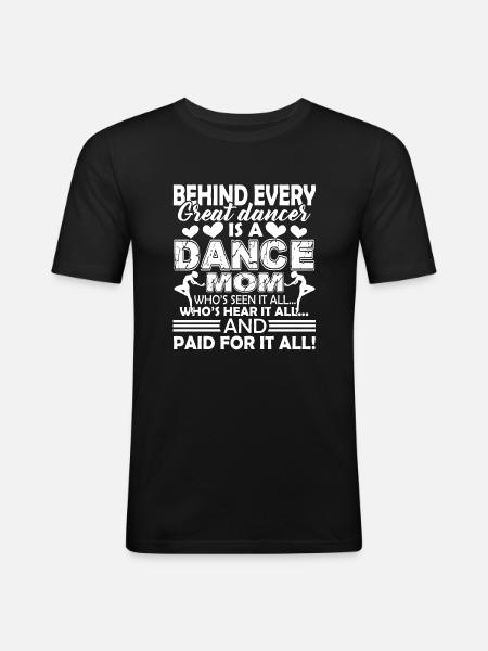 Dancer Dancer Mom - Men's Slim Fit T-Shirt - black