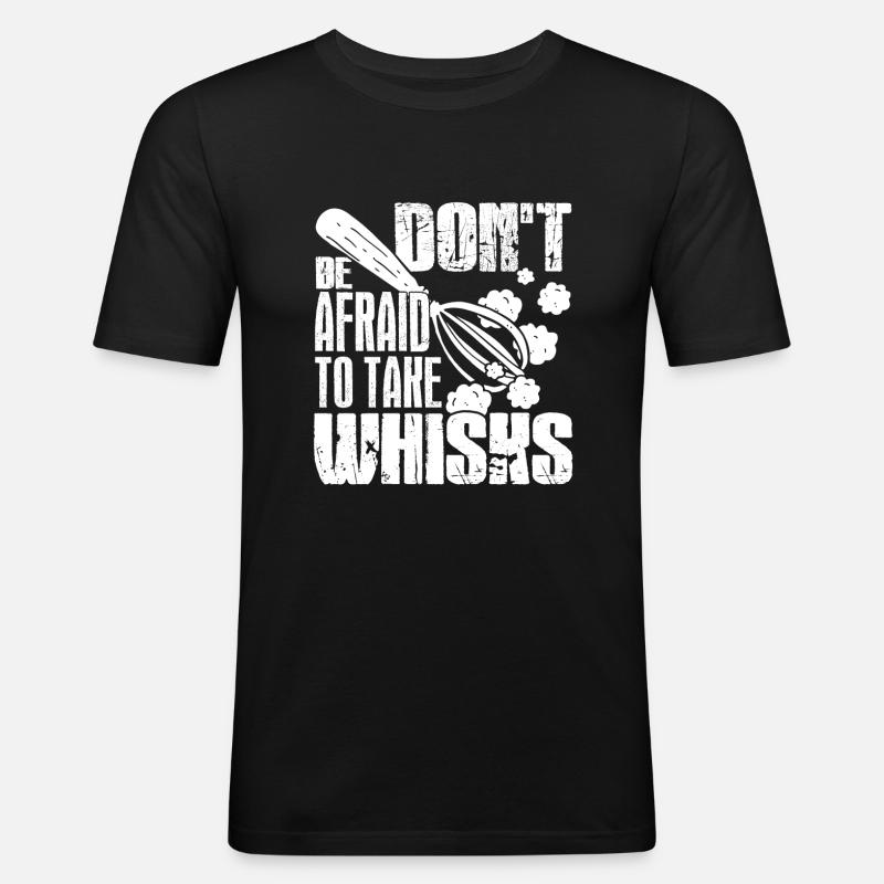 Baker Bakers Take Whisks - Men's Slim Fit T-Shirt - black