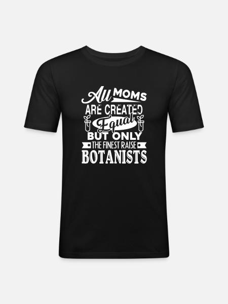 The Finest Botanist Mom - Men's Slim Fit T-Shirt - black