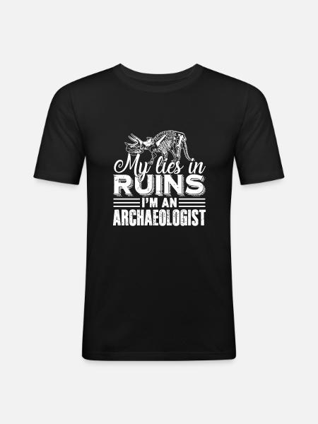 Archaeologist I am An Archaeologist - Men's Slim Fit T-Shirt - black