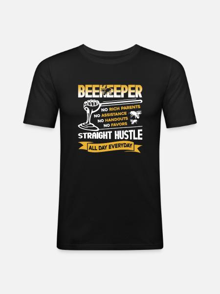 Beekeeper Things About Beekeeper - Men's Slim Fit T-Shirt - black