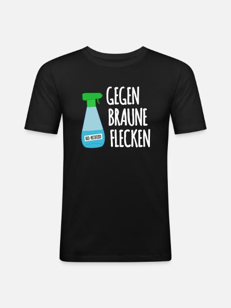 Rechtizid - Männer Slim Fit T-Shirt - Schwarz